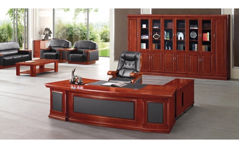 實(shí)木皮油漆班臺(tái)